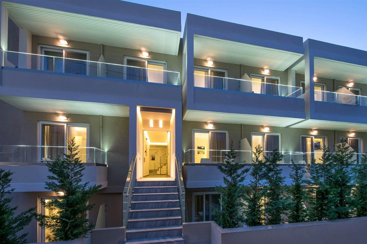 Odyssia Beach Hotel Rethymno Exterior foto