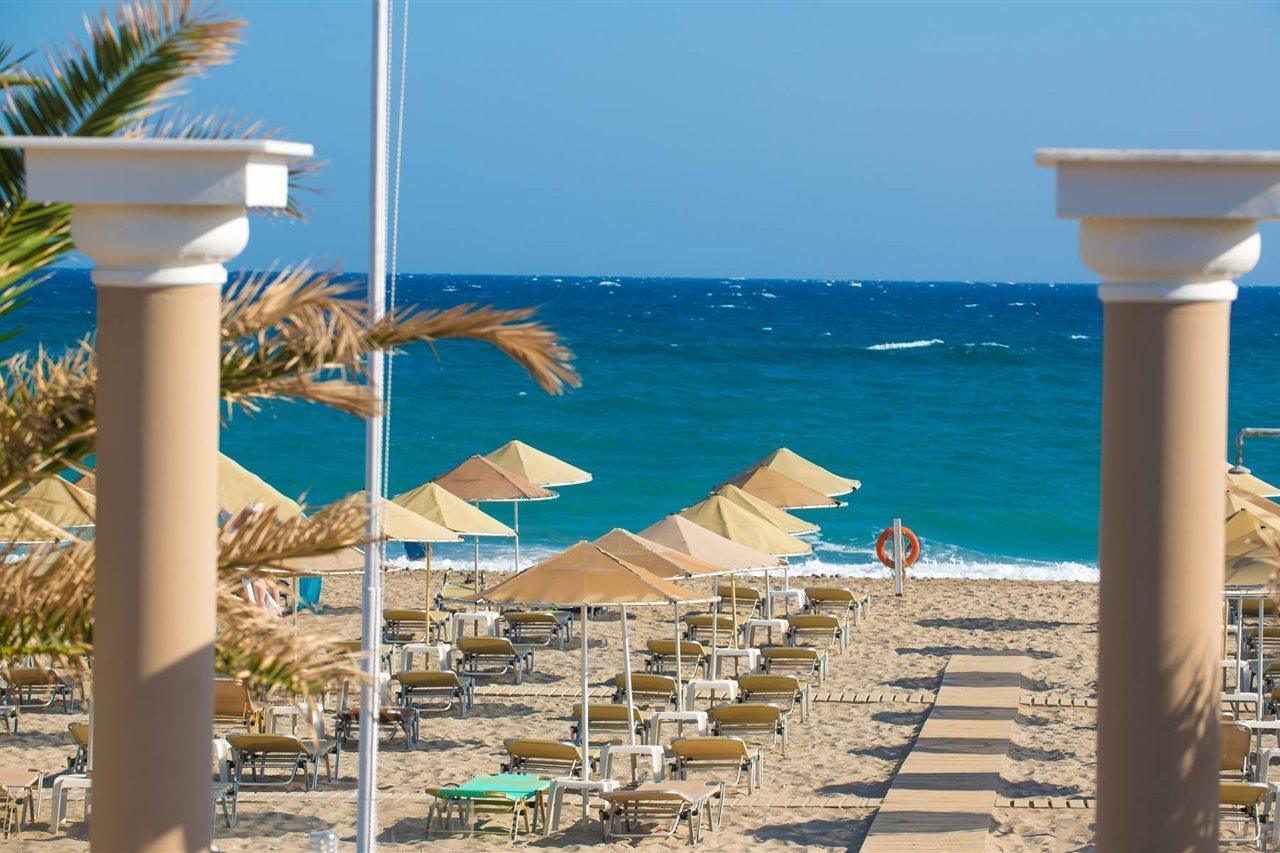 Odyssia Beach Hotel Rethymno Exterior foto