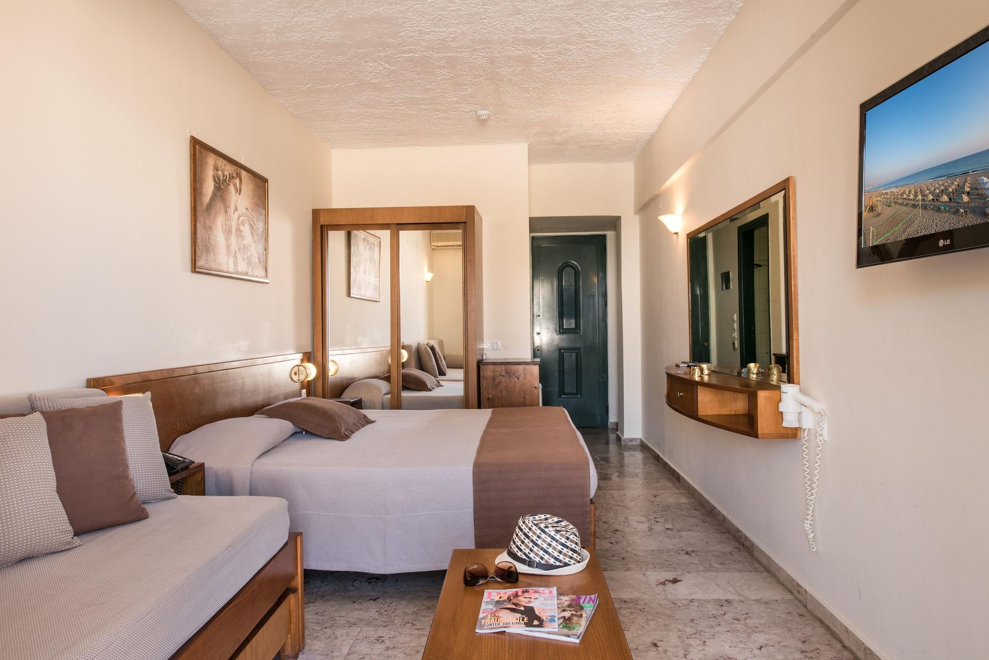 Odyssia Beach Hotel Rethymno Exterior foto