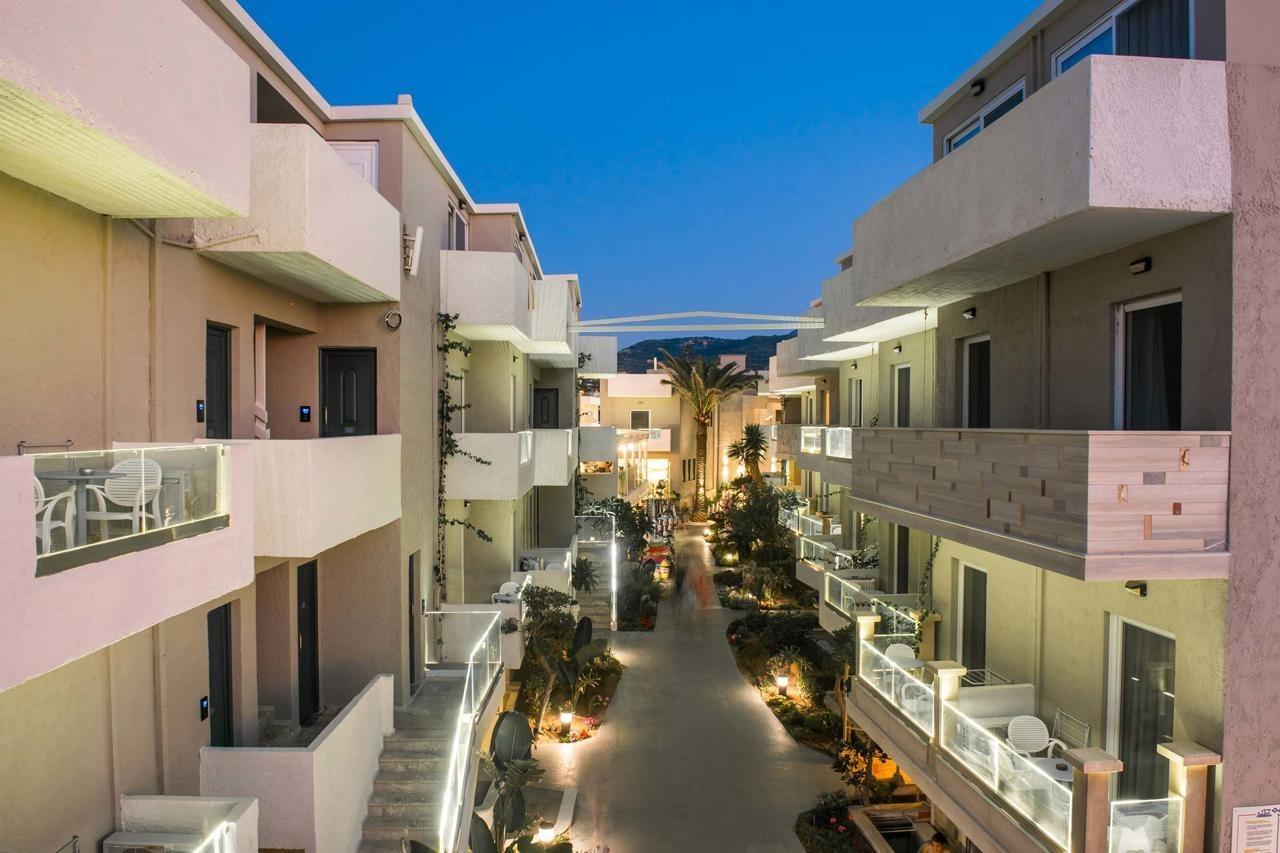 Odyssia Beach Hotel Rethymno Exterior foto
