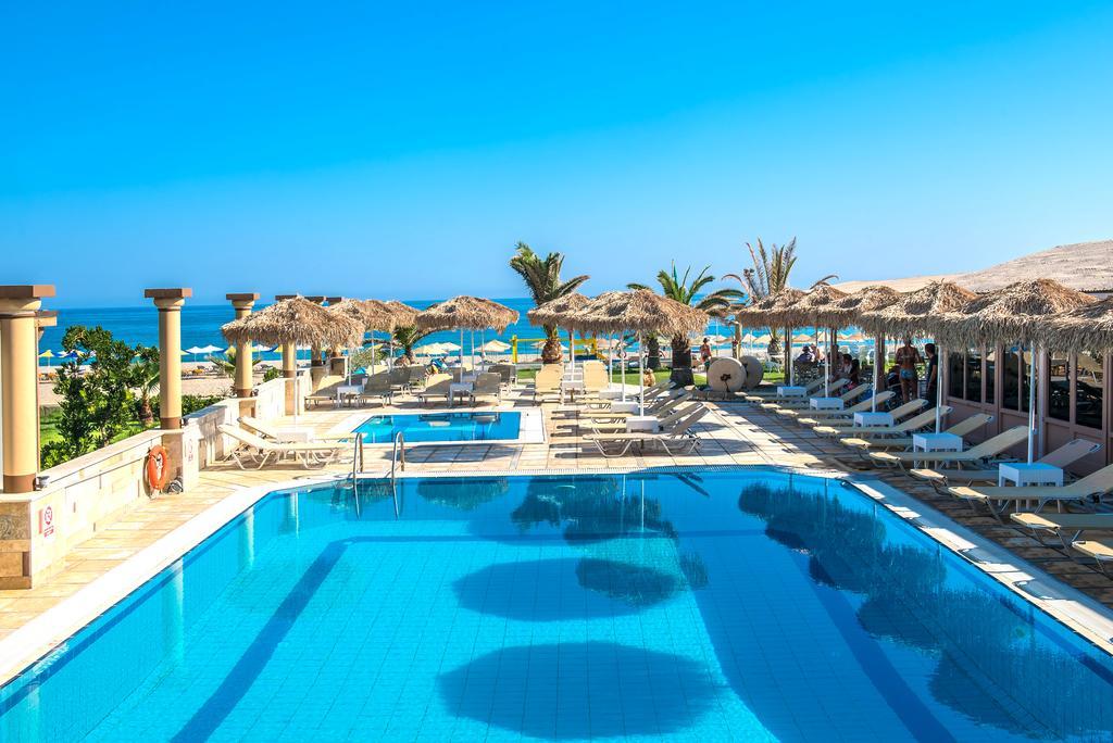 Odyssia Beach Hotel Rethymno Exterior foto