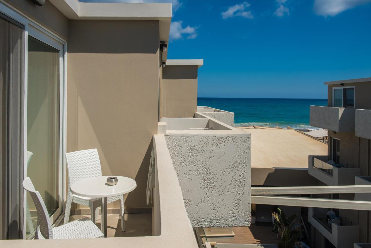 Odyssia Beach Hotel Rethymno Exterior foto
