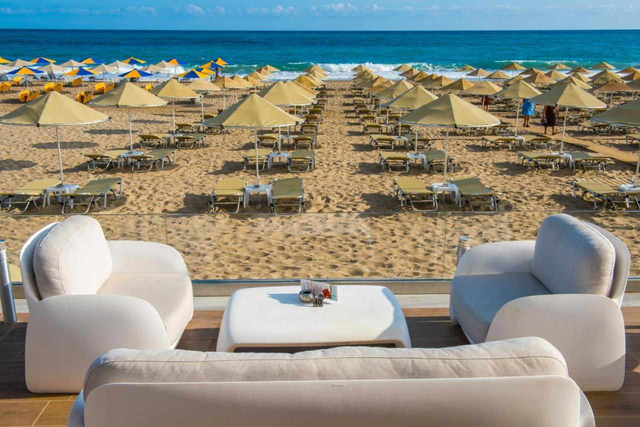 Odyssia Beach Hotel Rethymno Exterior foto
