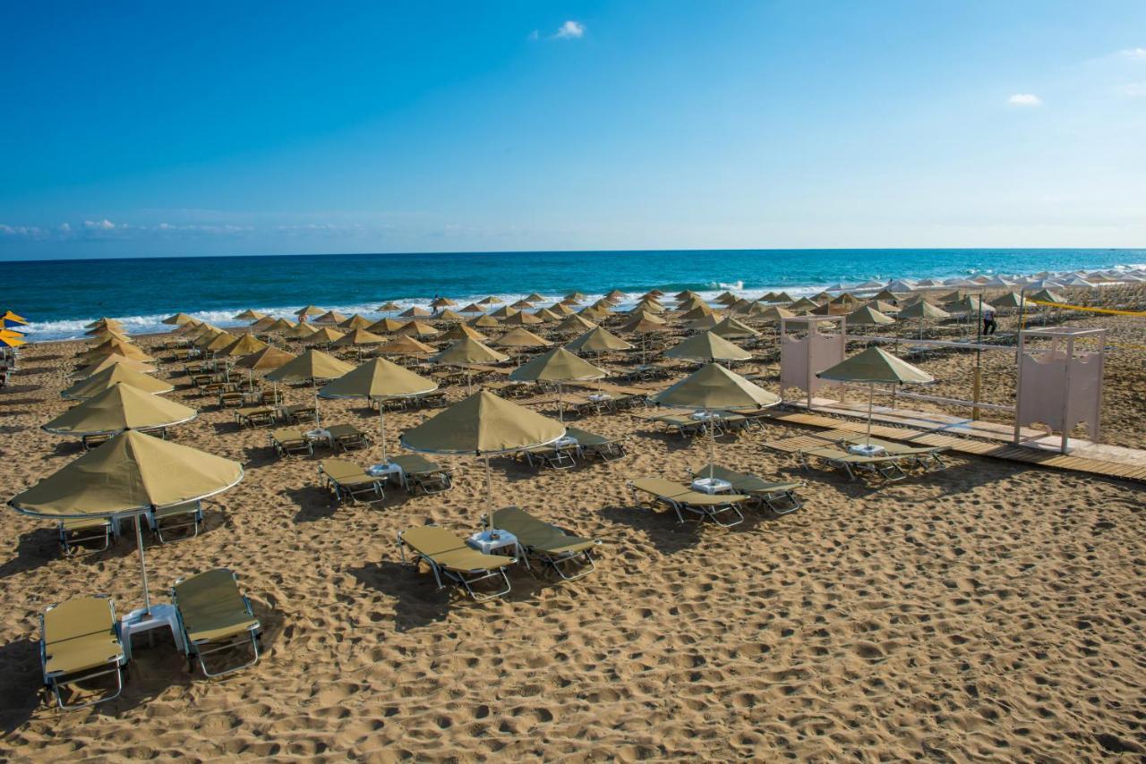 Odyssia Beach Hotel Rethymno Exterior foto