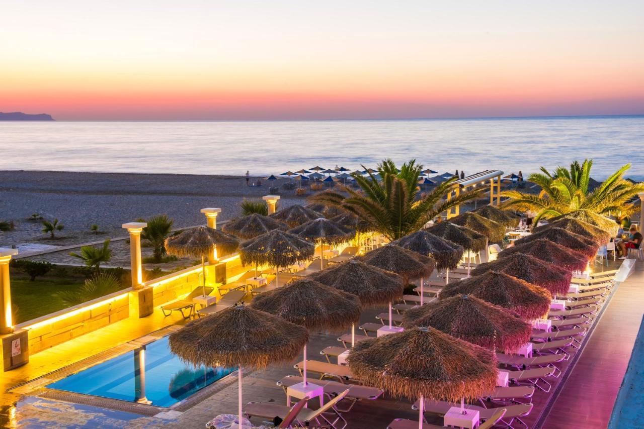 Odyssia Beach Hotel Rethymno Exterior foto
