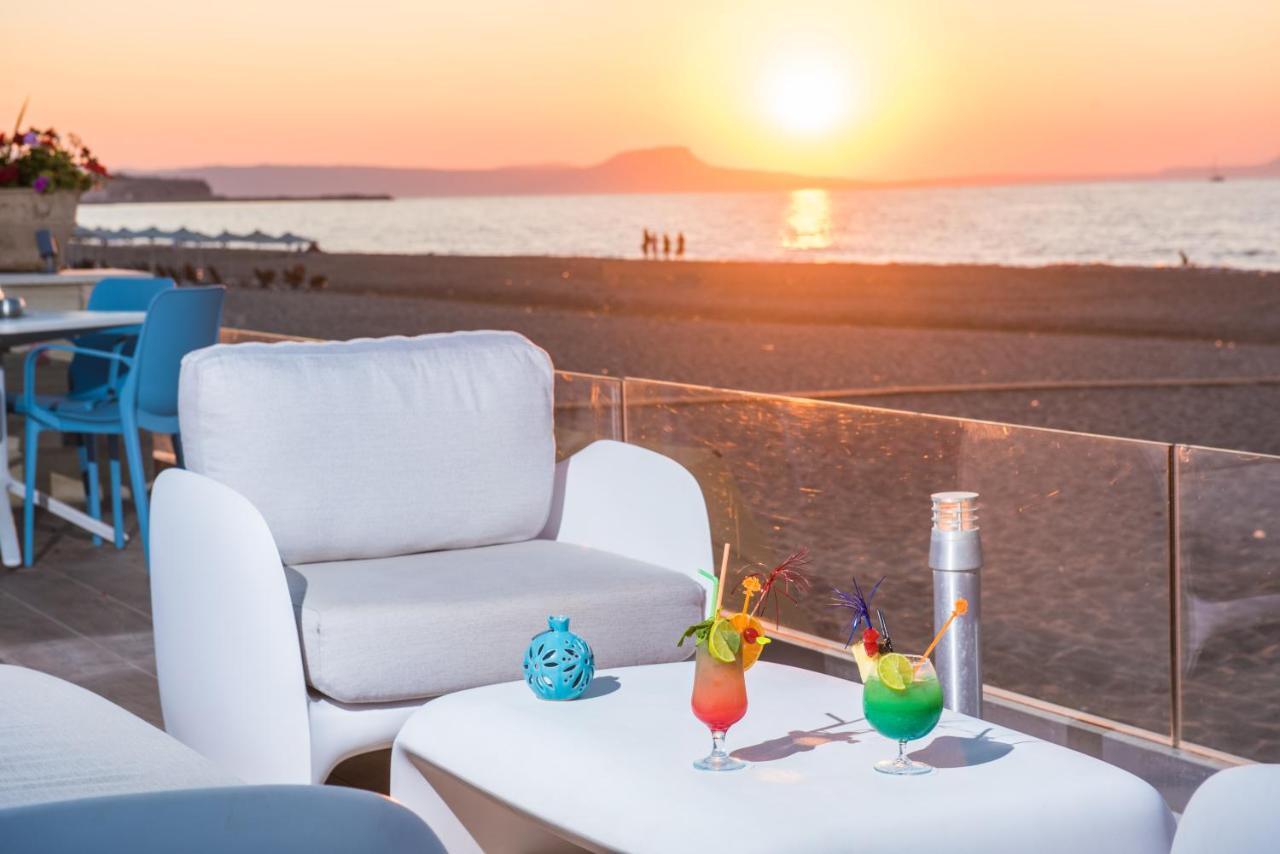 Odyssia Beach Hotel Rethymno Exterior foto
